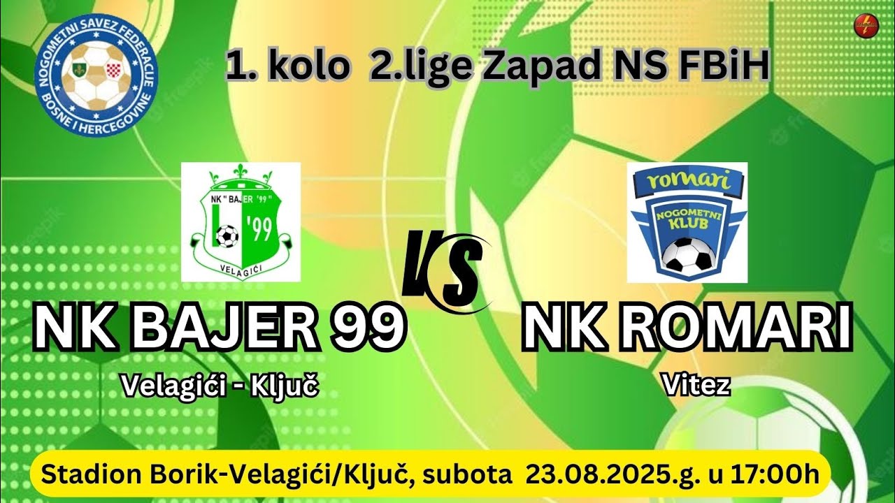NK Bajer 99 - NK Romari  1  :  1 (live stream by Munja )