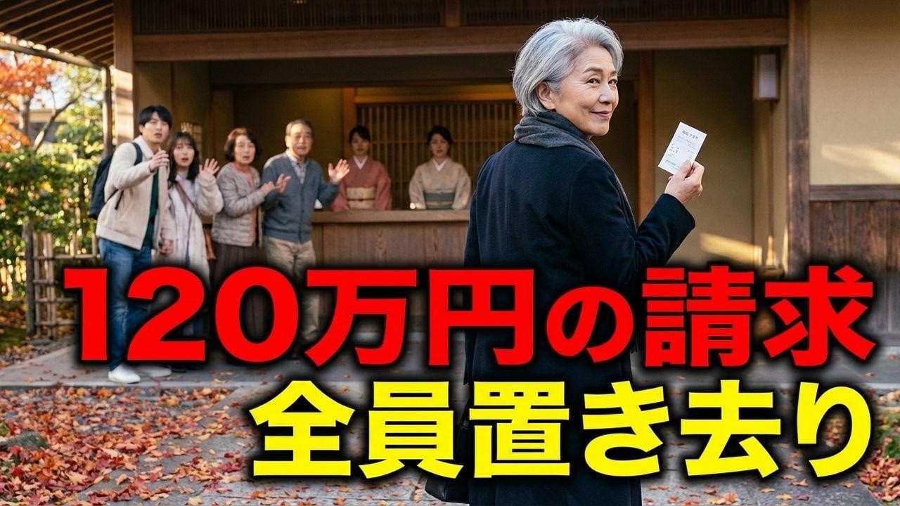 「母に全部払わせて逃げよう」120万円の会計を息子夫婦に押し付け、独りで帰宅した結果