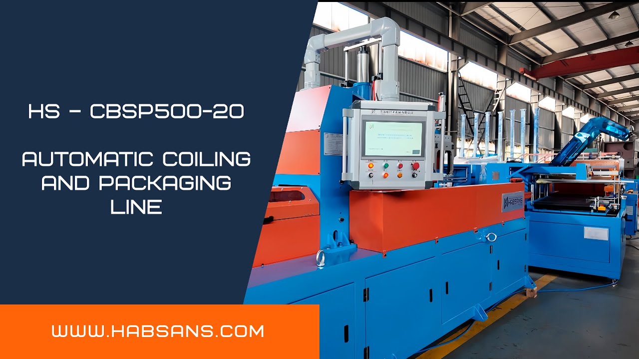 HS – CBSP500-20 Automatic Coiling and Packaging Line