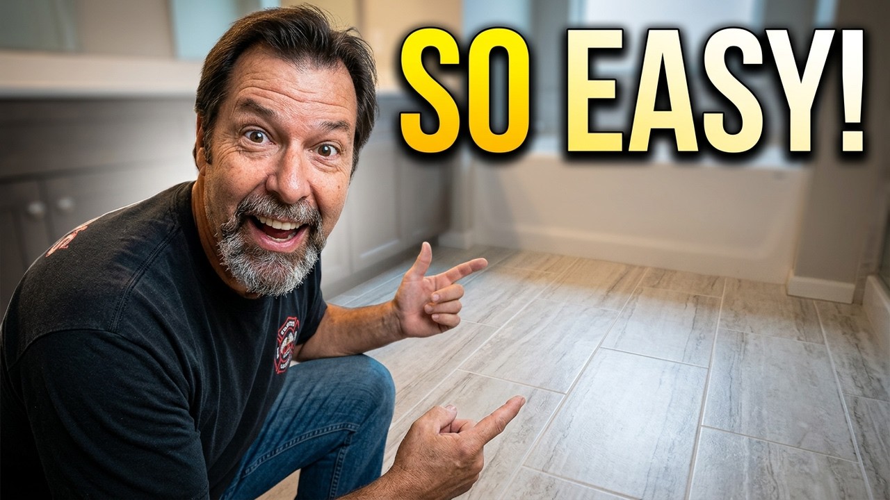 How To Install & Grout Mannington Vinyl Tile FloorBy #DAVEBLAKE License Tile Contractor