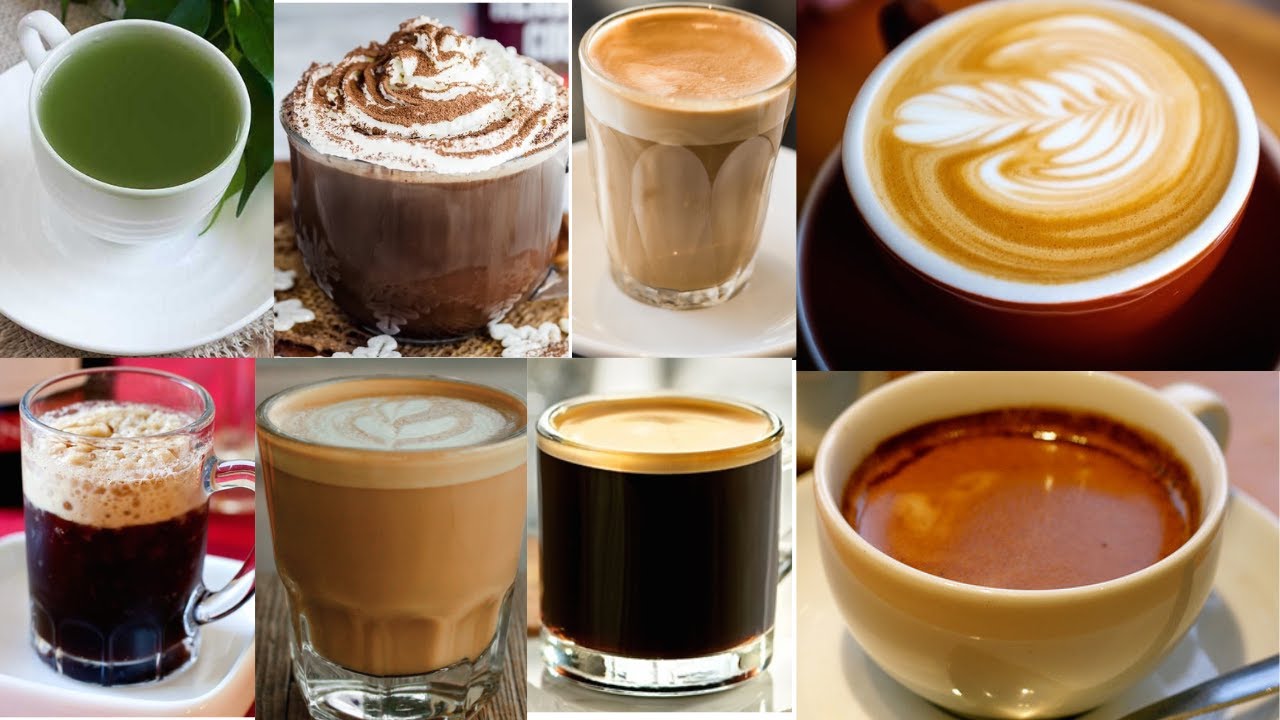 Different Types of Coffee Drinks