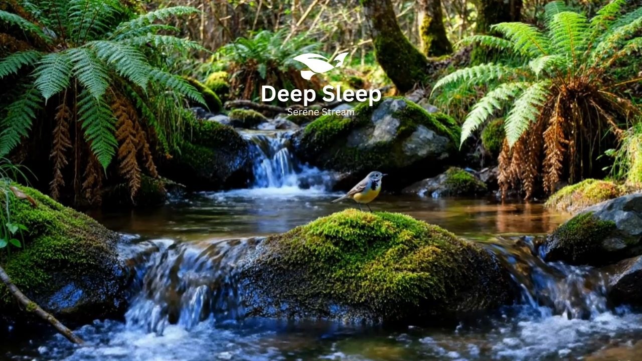 Sleep Better Naturally with Birds Chirping and Calm River Flow Sounds