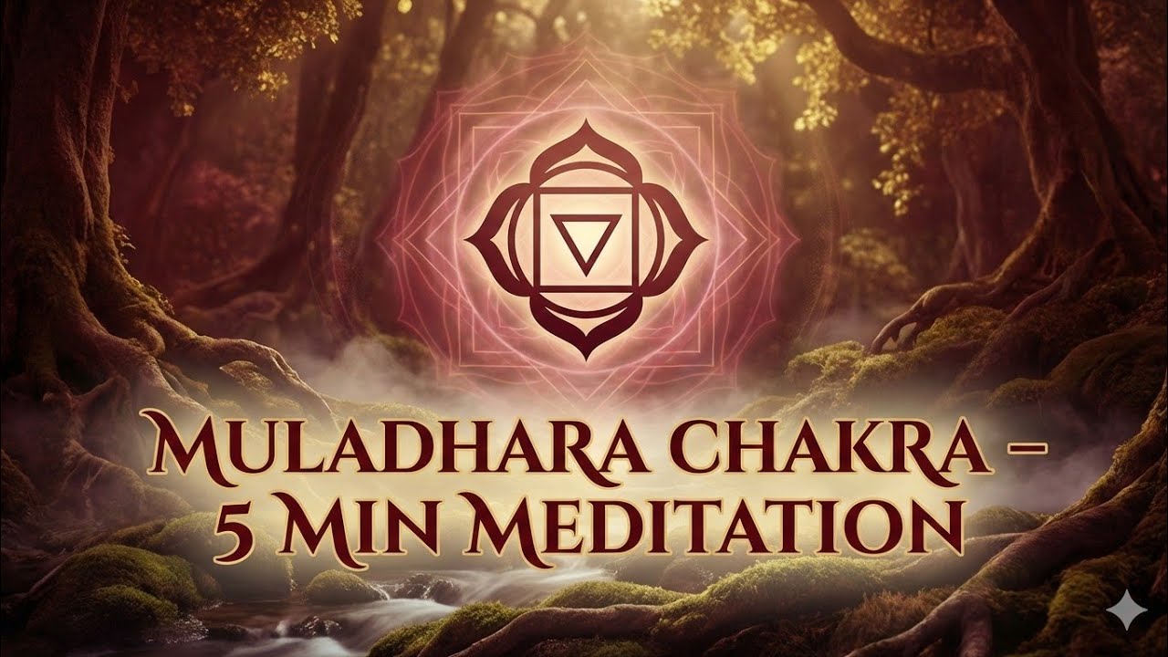 Muladhara Chakra 5-Min Meditation – Earth Energy & Grounding