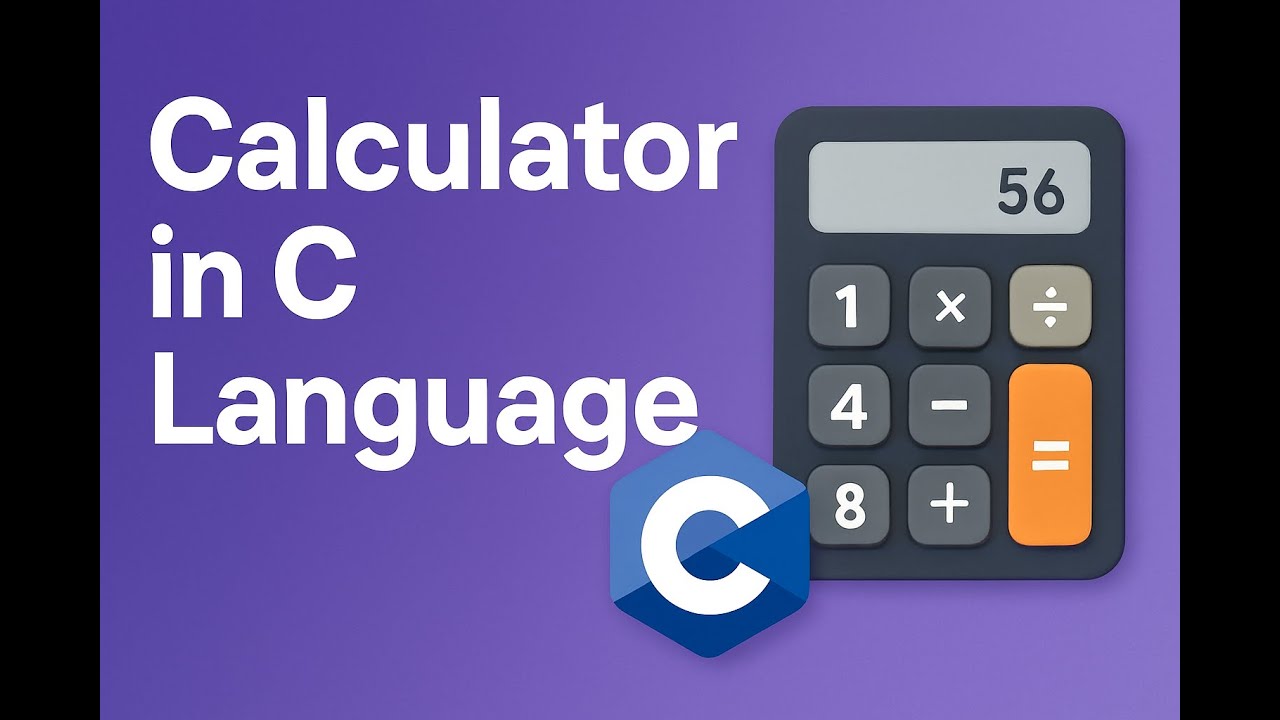 Calculator in C language  ! #clanguage #codding #project #shorts