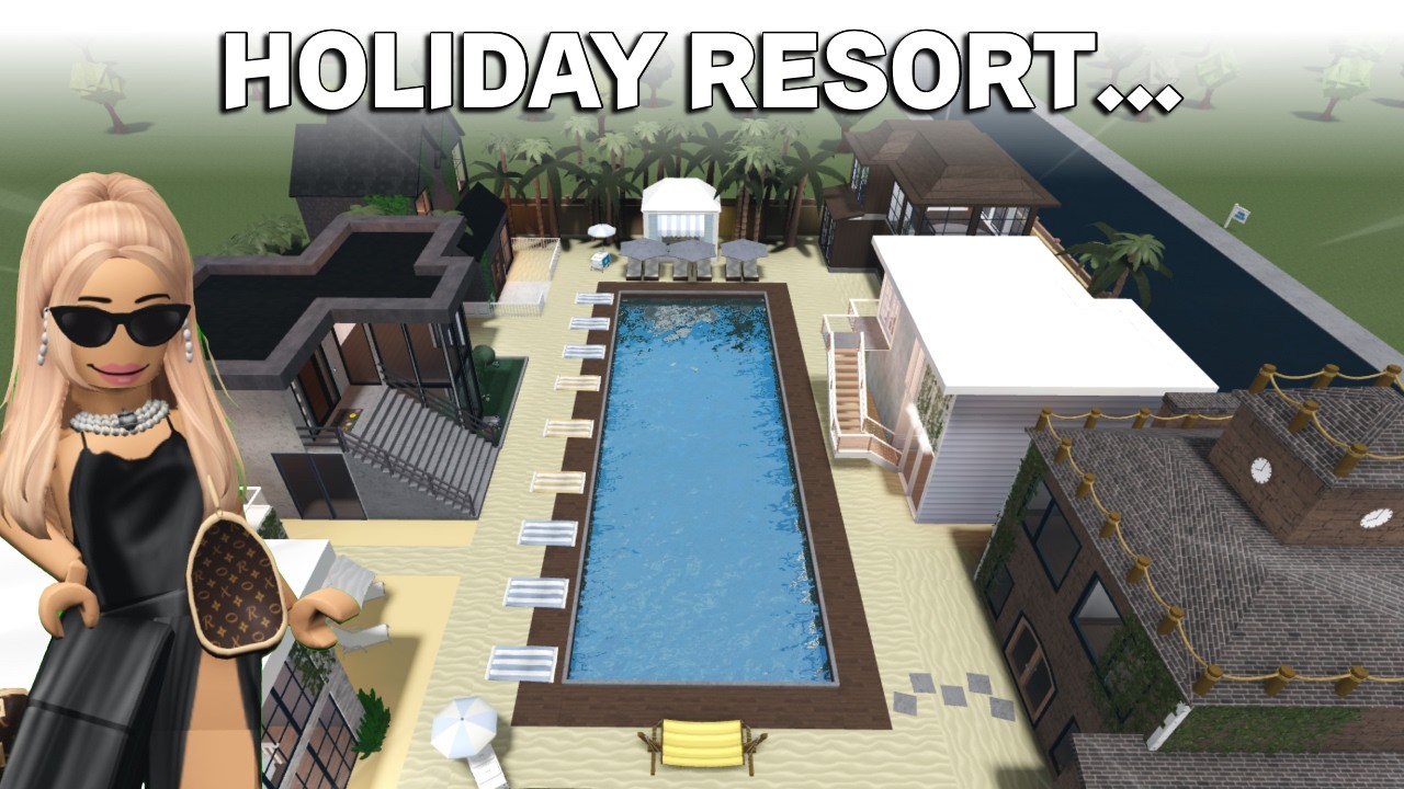 I BUILT A $1M HOLIDAY RESORT WITH 6 VILLAS In BLOXBURG