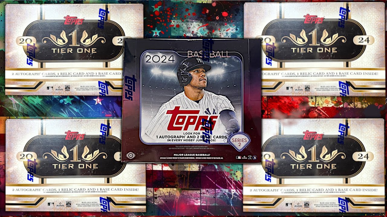 2024 Topps Tier One & 2024 Topps Series 2 Hobby Jumbo Rips