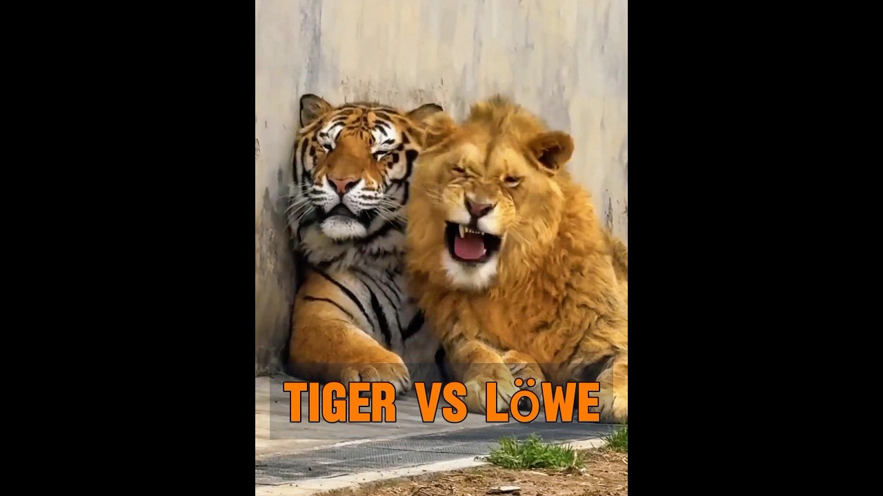 Wer ist m&auml;chtiger, ein L&ouml;we oder ein Tiger? #tier #animals