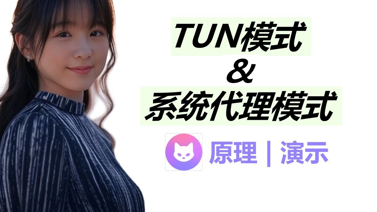 tun模式&系统代理模式演示、原理 | 科学上网 | Clash Verge | 翻墙 | 流量转发