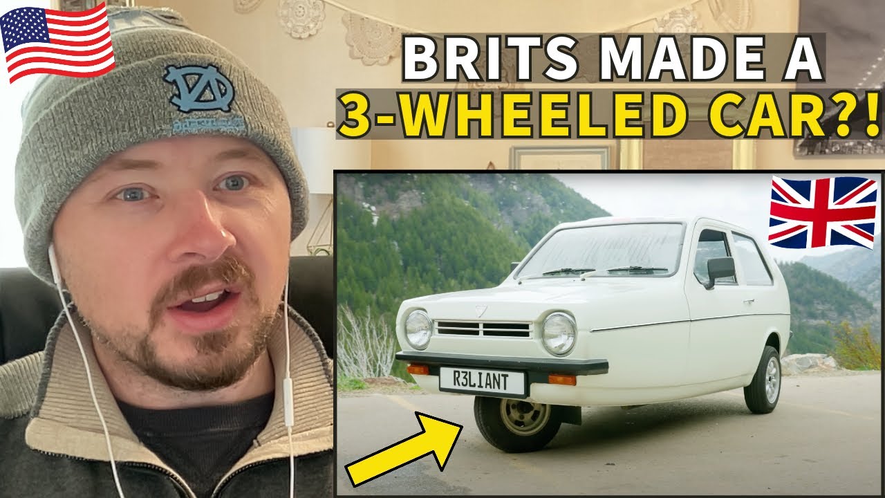 American Reacts to Reliant Robin: The Classic Three-Wheel British Car