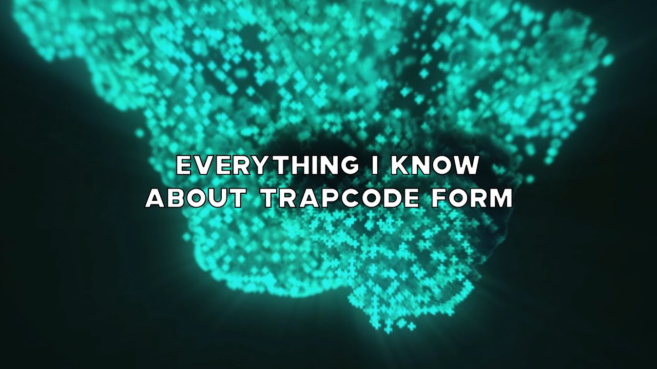 How To Use Trapcode Form (After Effects)