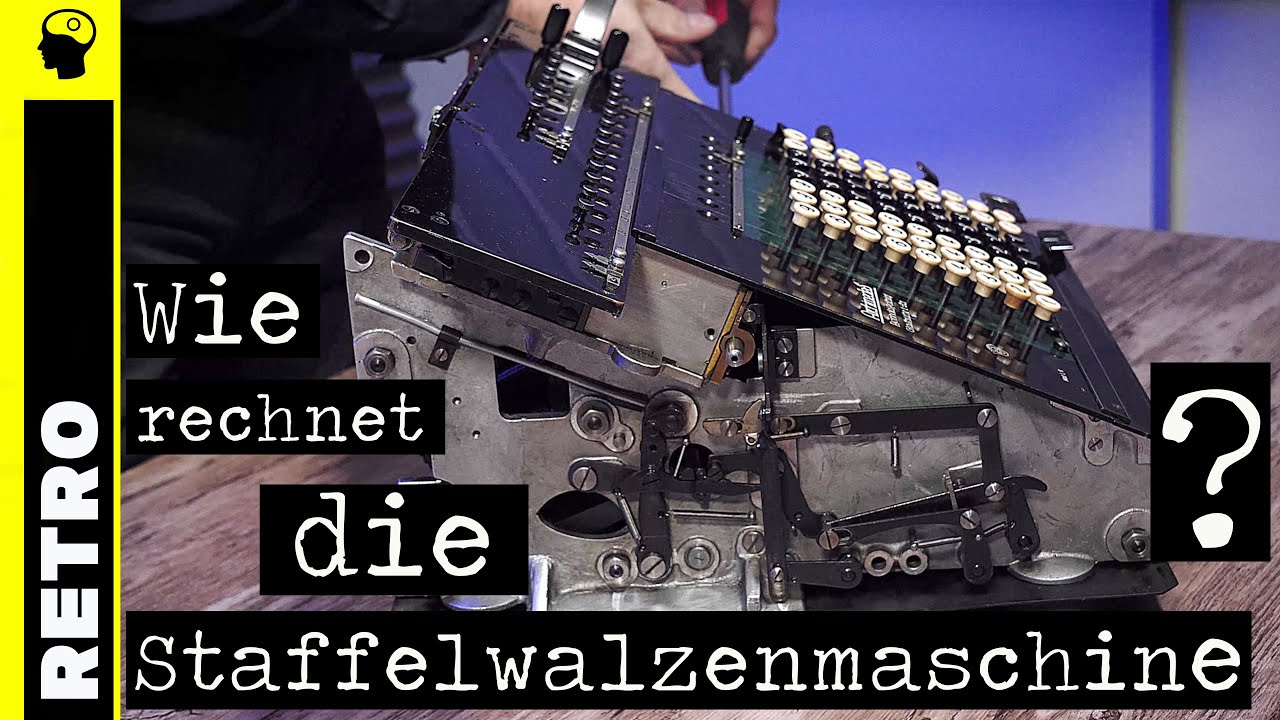 Wie rechnet eine Staffelwalzen Rechenmaschine? Archimedes erklärt.