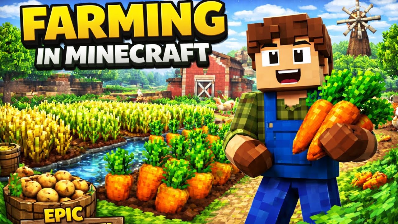 Farming in Minecraft 😀😀#minecraft @ProBoiz95 