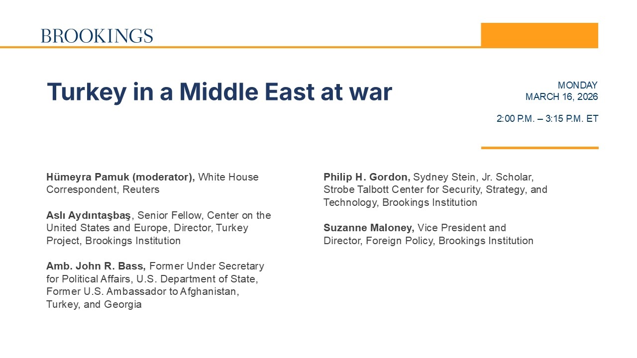 Turkey in a Middle East at war