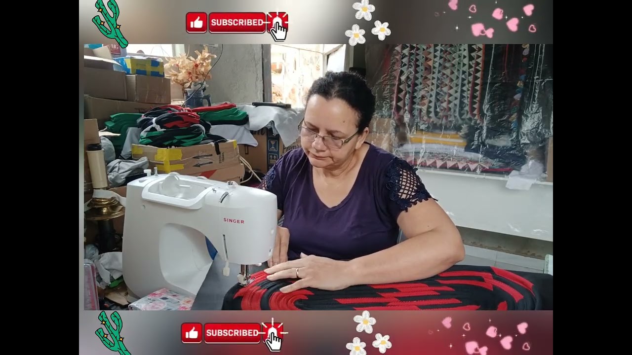 @RETALHOS tapete com faixas 🤗