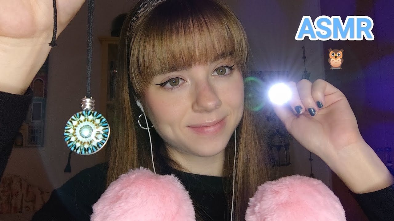ASMR| Clínica de la vista👁️🔍 Pruebas suaves para cansar tus ojitos😴💤