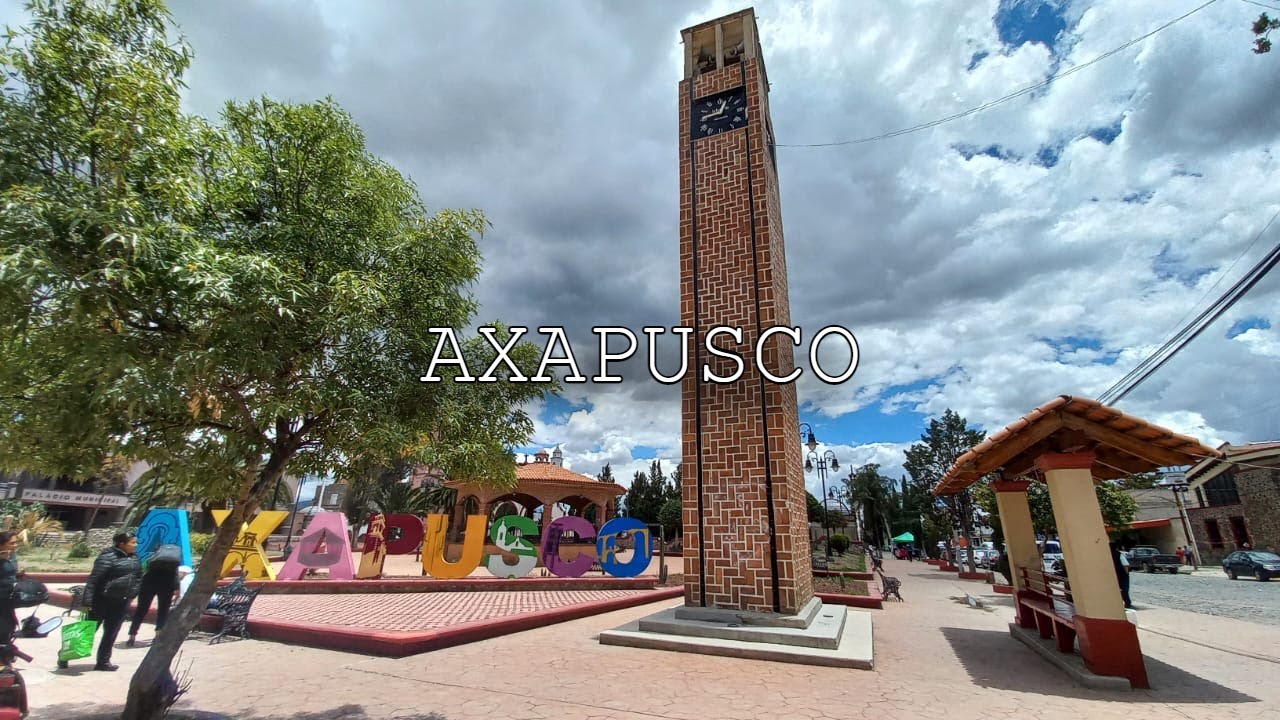 Axapusco | Edo. Mex. | (Rumbo al palacio municipal) 🛵🌳🥾