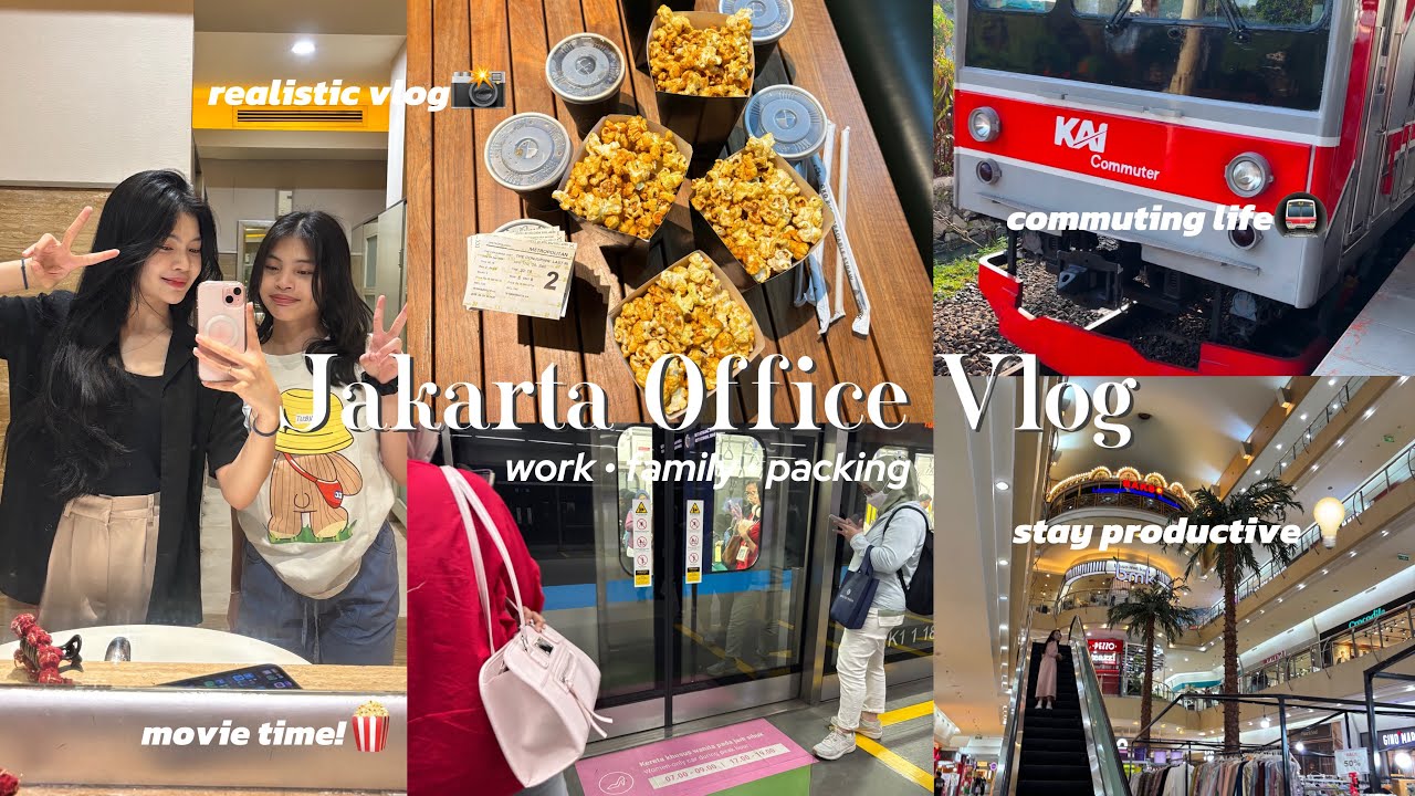 Jakarta Office Life Vlog 🏙️ | 9–5 work 💻 tips how i stay productive after corporate life 🌙