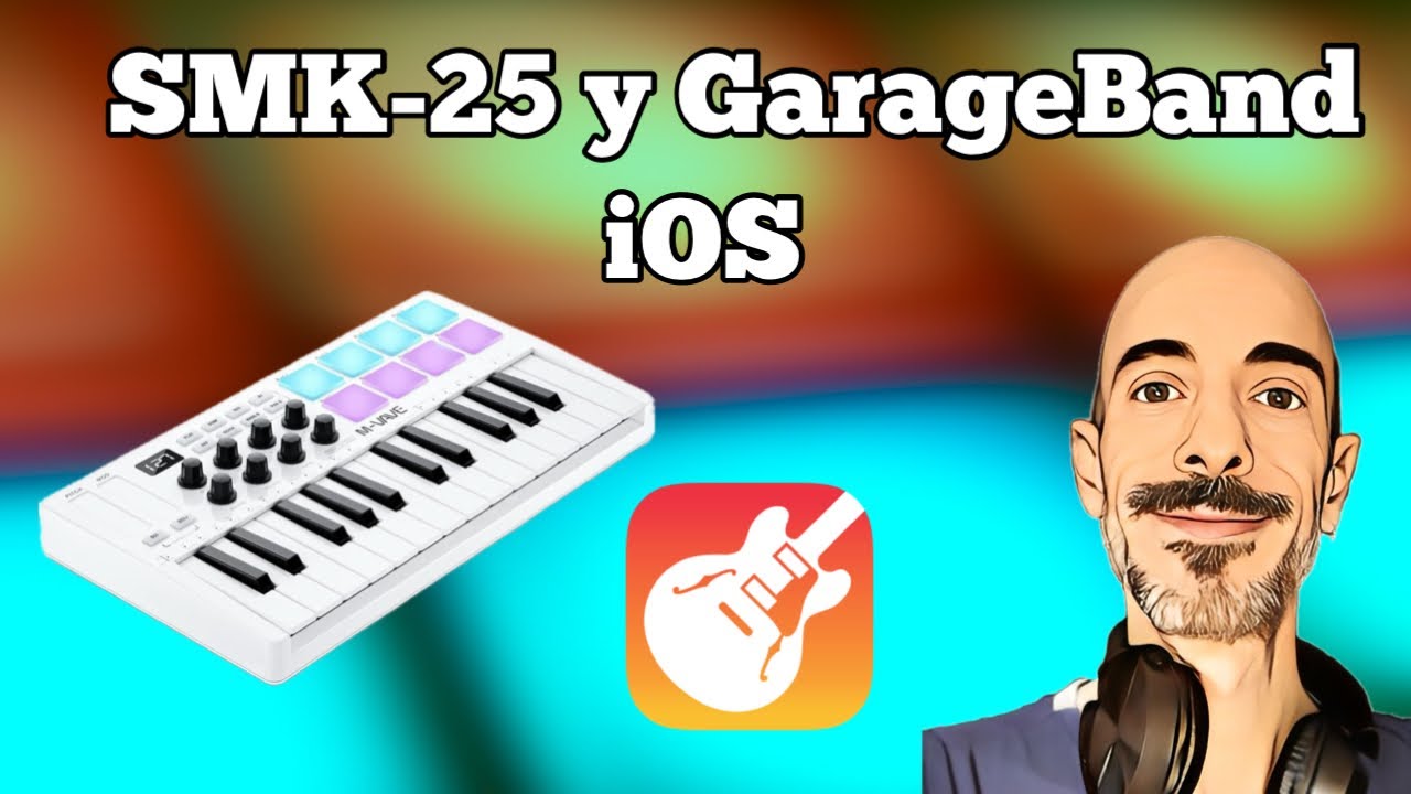 Como usar SMK-25 con GarageBand iOS + mapeo extra