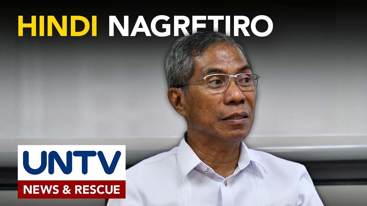 Dating PNP Chief Nicolas Torre III, nais linawin ang umano’y optional retirement