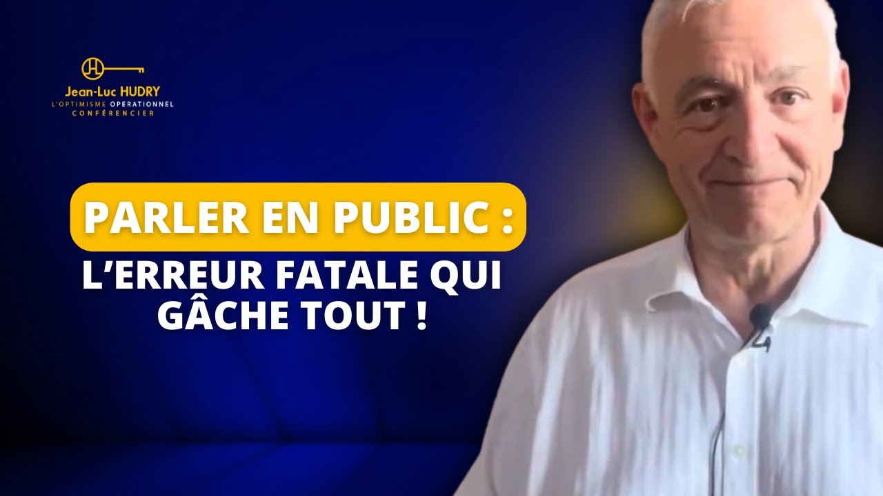 Parler en public : l’erreur fatale qui gâche tout !