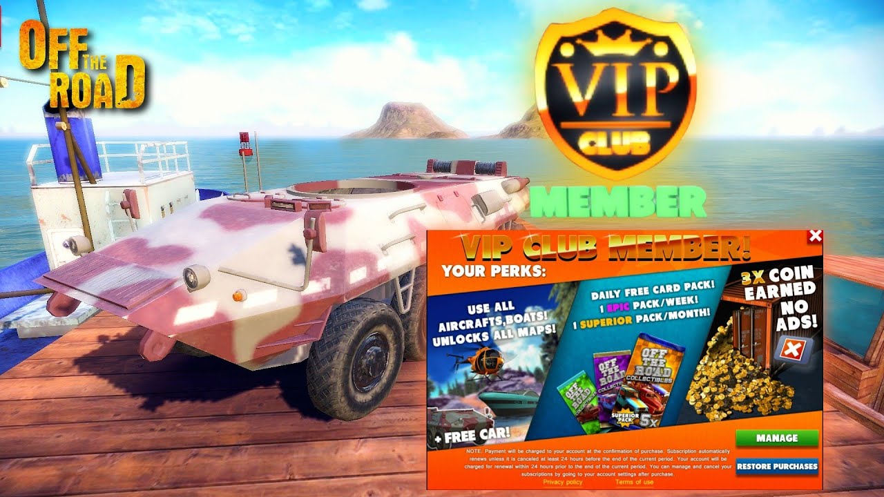 Purchasing OTR's VIP Club Membership | VIP Off The Road OTR Open World Driving Android Gameplay HD