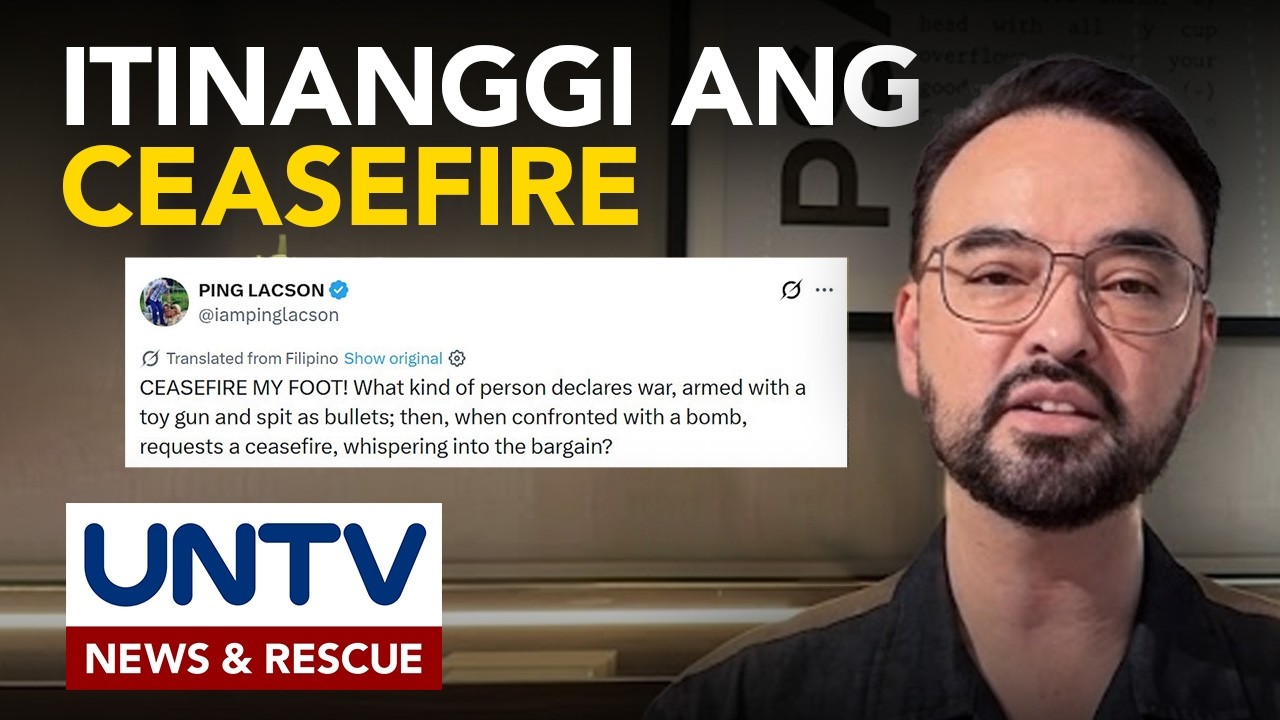 Sen. Alan Peter Cayetano, itinangging humingi ng ceasefire kay Sen. Lacson