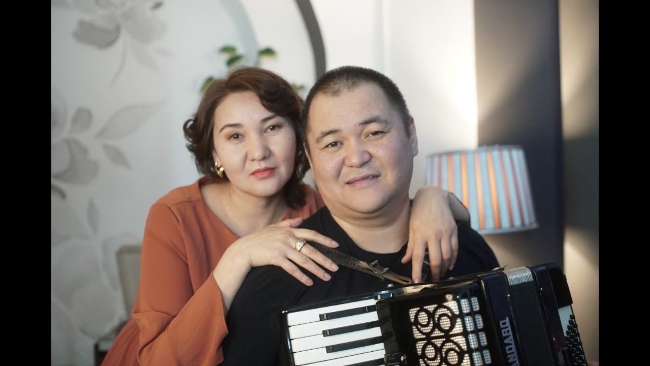 ТАЛАНТТУУ үй бүлөө МАКСАТ КУЛУЕВ жана АЙНУРА ЧОЛПОНКУЛОВАнын СОНУН ырлары (аккордеон ырлары)
