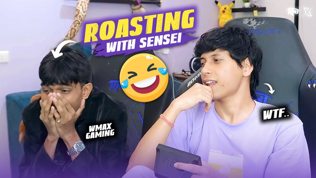 WMax Roasting Sensei, Kaash, & Ninja😭 Funny Interview 🤣