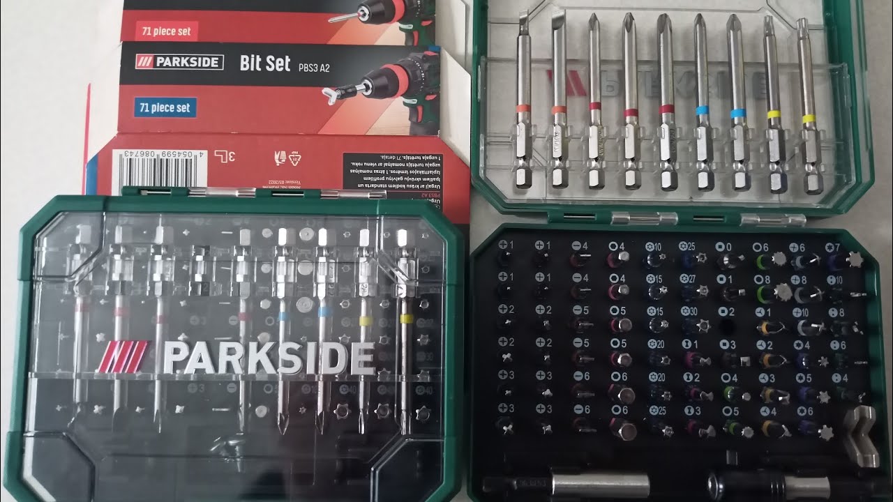 Наборы бит PARKSIDE Bit Set PBS3 A2 отличия.