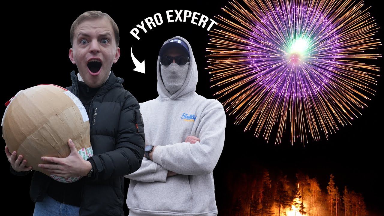 TESTAR SVERIGES STÖRSTA FYRVERKERIER!