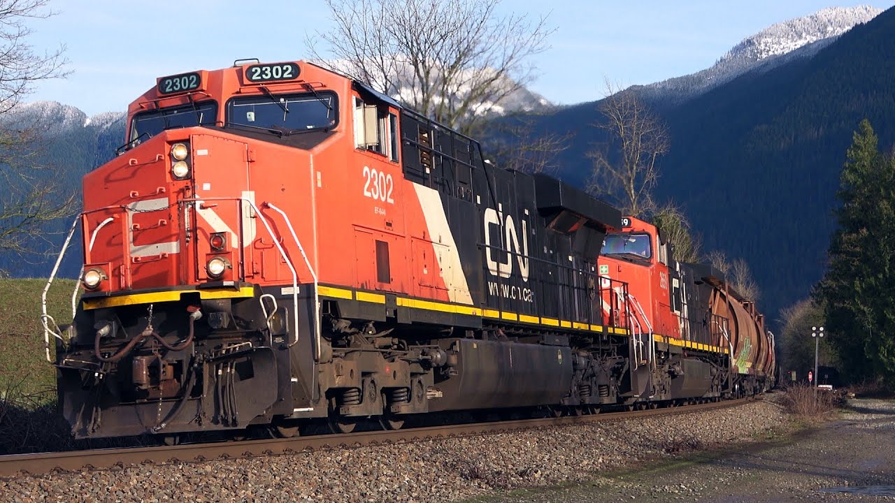 A Full Day of Trains, Including SRY Local, BCRAIL, HU Leader, CN EMD Action, CP Trains, and Boats