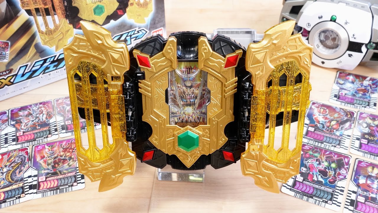 ゴージャスタイムだ！仮面ライダーレジェンドに変身！DXレジェンドライバー レビュー！全1号ライダーにフォームチェンジ可能！ライドケミートレカ3種付属 ガッチャードスピンオフ