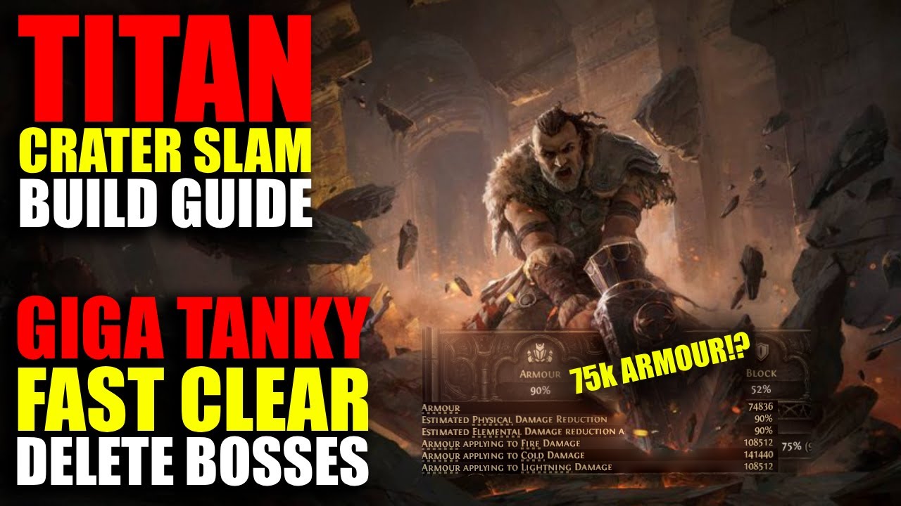 SLAM TO WIN! IMMORTAL Titan Warrior Deletes Bosses and Smashes Maps | PoE2 0.4