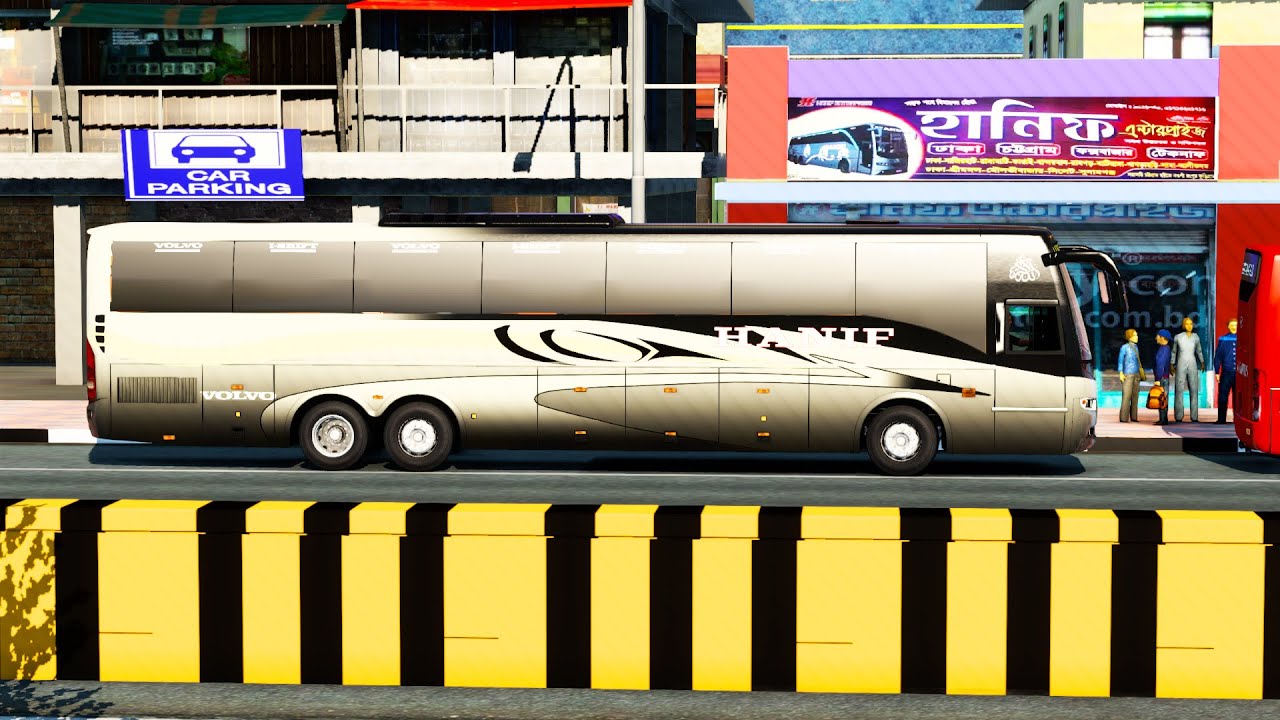 Hanif Volvo| Dhaka-Cox'Bazar(Night trip) | Bd Next Gen Map V5.3