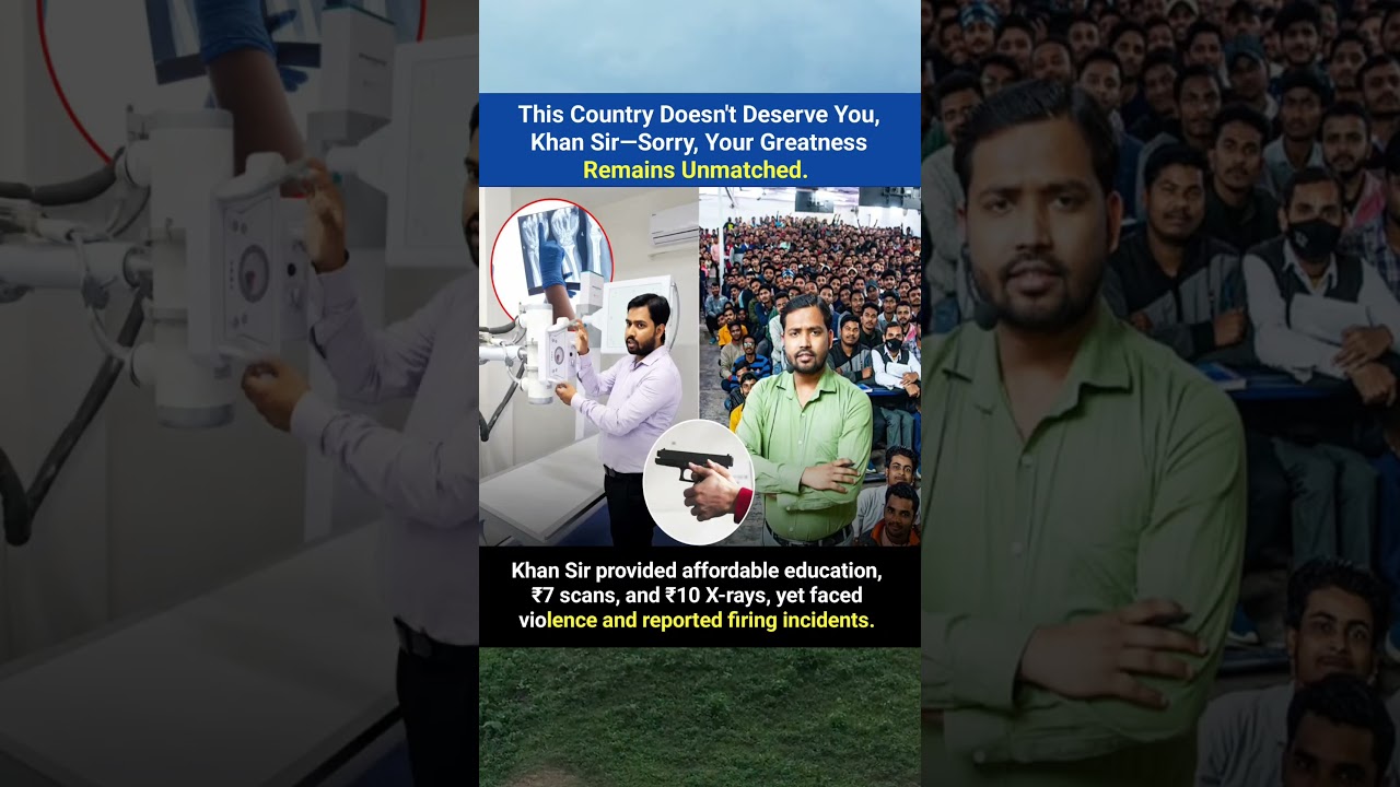 This Country Doesn't Deserve You, Sorry To Say Khan Sir #ytshorts #trending
