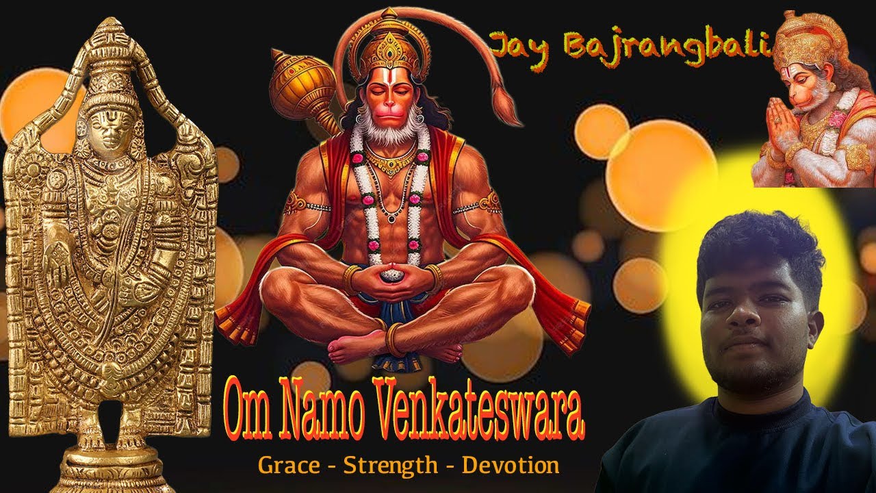 Seeking Divine Strength: Blessings from Lord Venkateswara & Hanuman 🙏