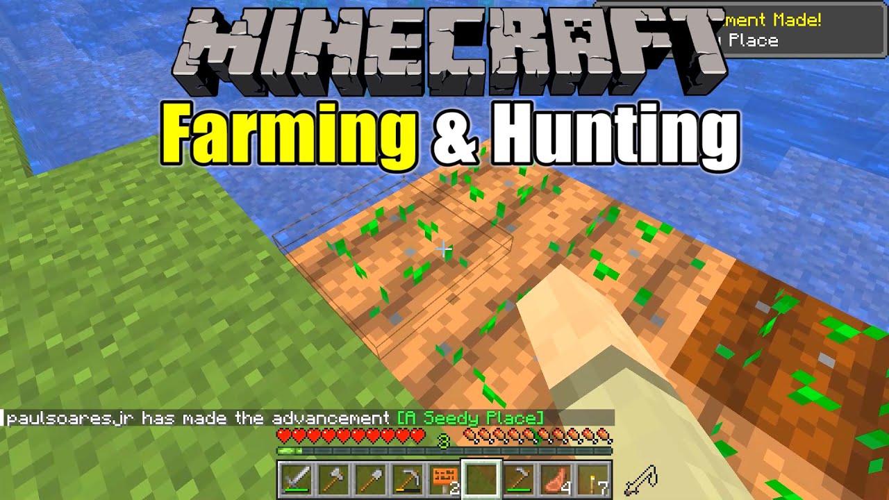 Выживание в Minecraft: Фермерство и охота (Survive & Thrive 2024) — Эпизод 2