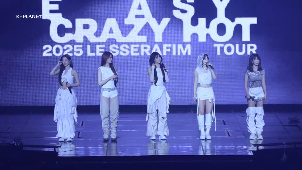 LE SSERAFIM CONCERT 'Ment 멘트 1' 4K Fancam 직캠 | 르세라핌 콘서트 TOUR 'EASY CRAZY HOT' IN INCHEON 250419