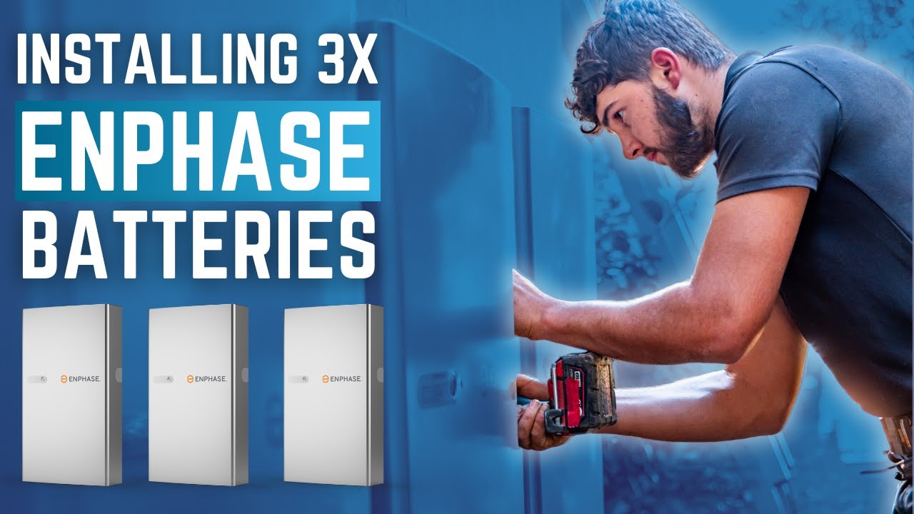 Installing 3 Enphase Batteries