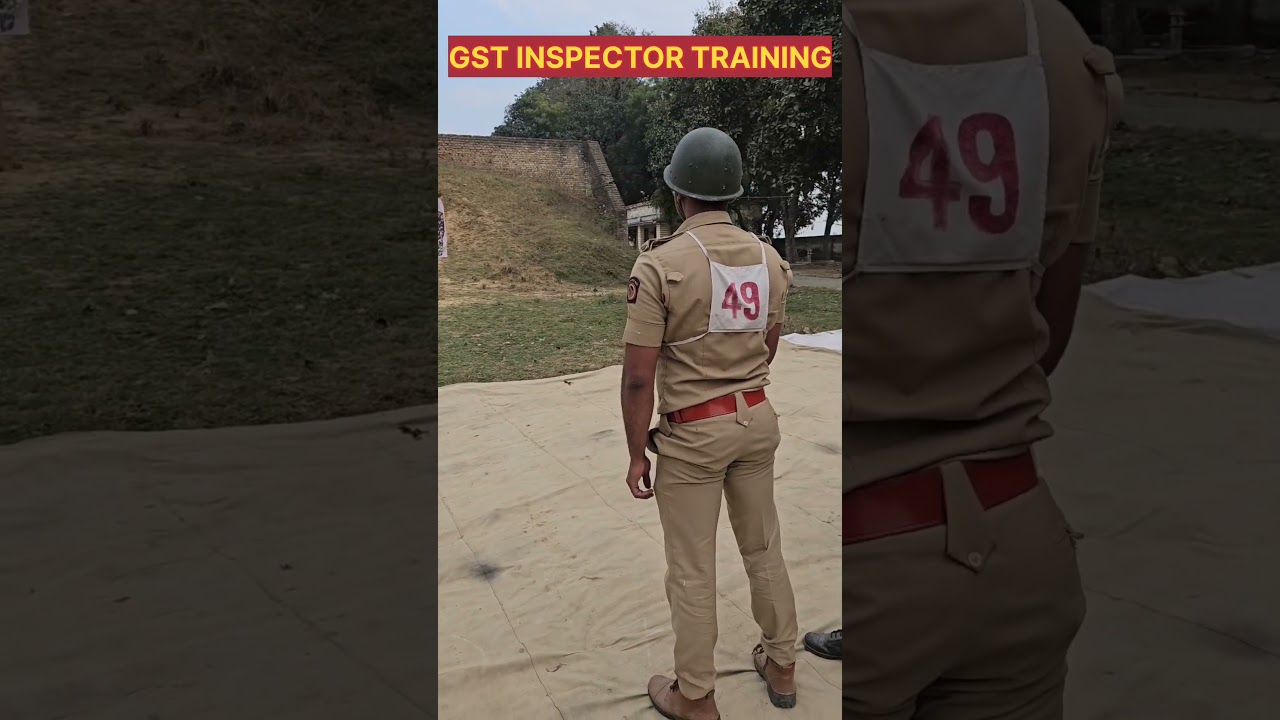 Police Training🚨 | GST Inspector 💪 | Firing day 🔥#ssc #gstinspector #motivation
