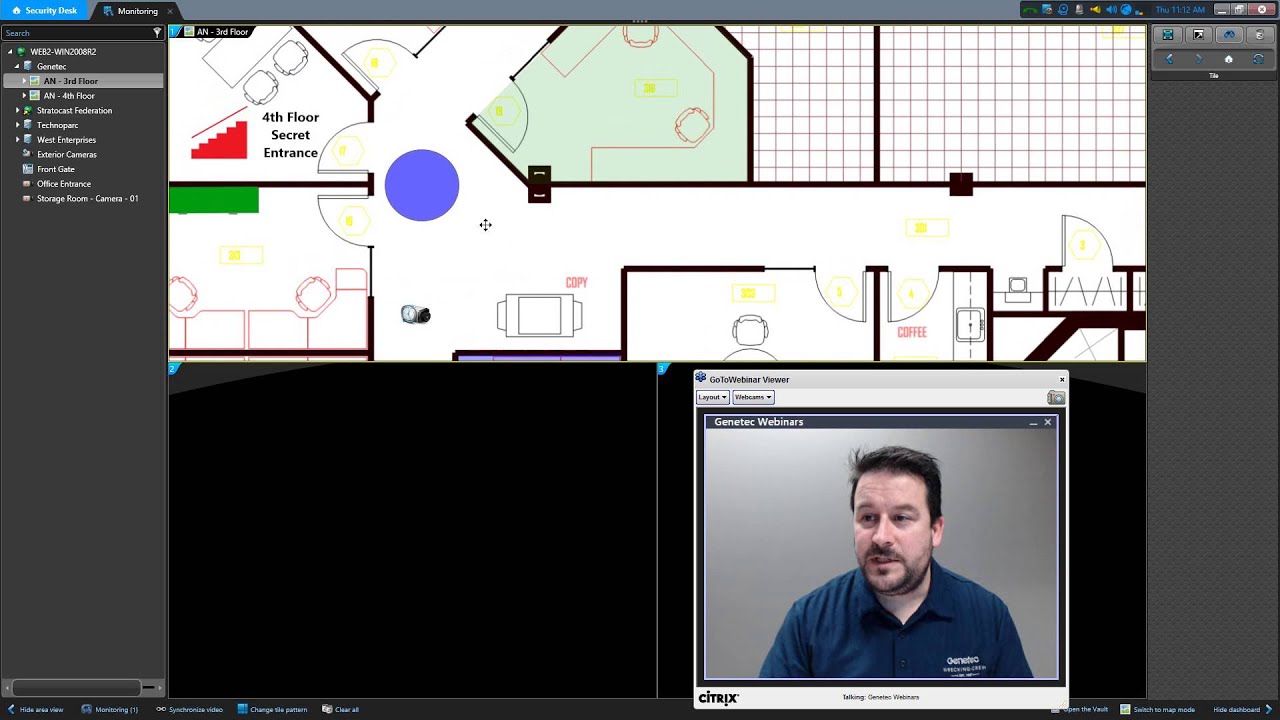 Plan Manager Integrated Maps in Security Center 5.4