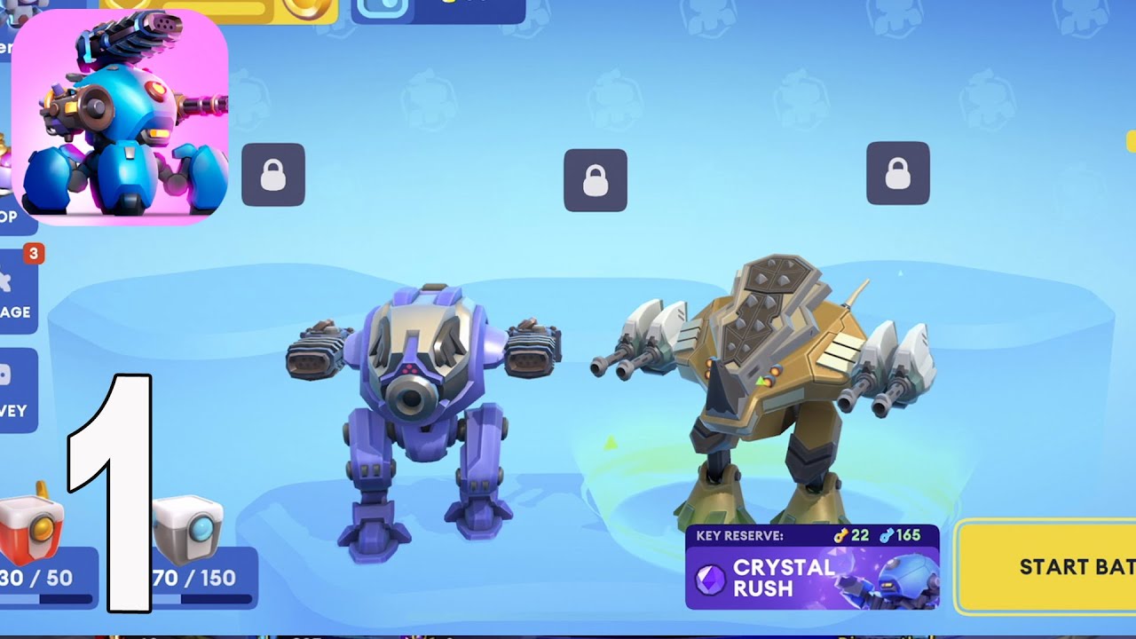 Little Big Robots Mech Battle - Gameplay Walkthrough part 1🔥(iOS,Android)