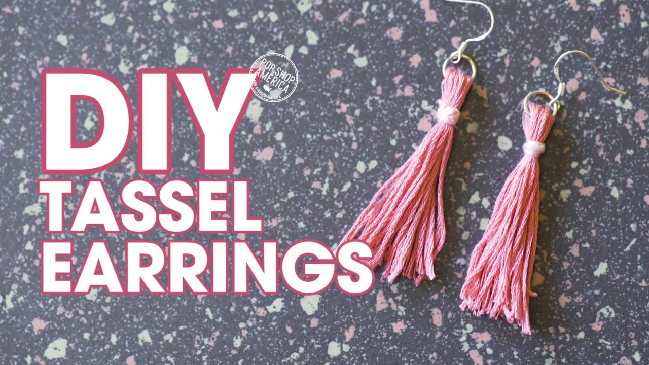 Easy Tassel Earrings DIY