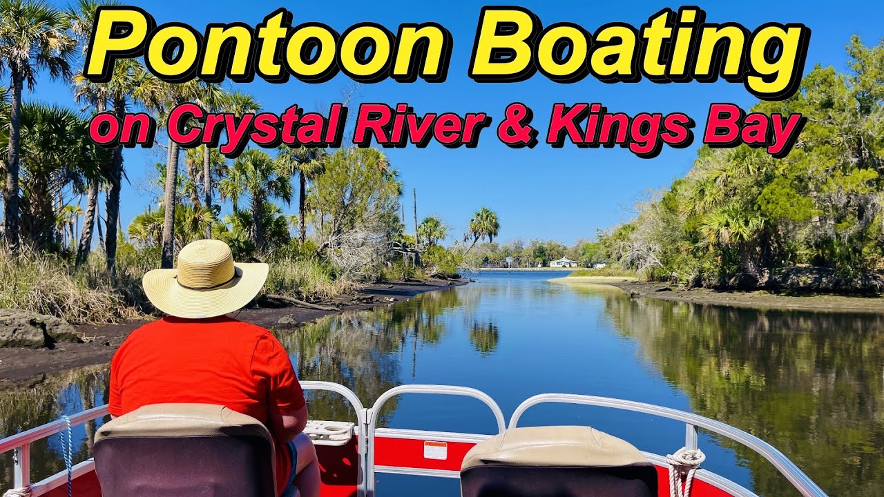 Pontoon Boat Ride on the Crystal River