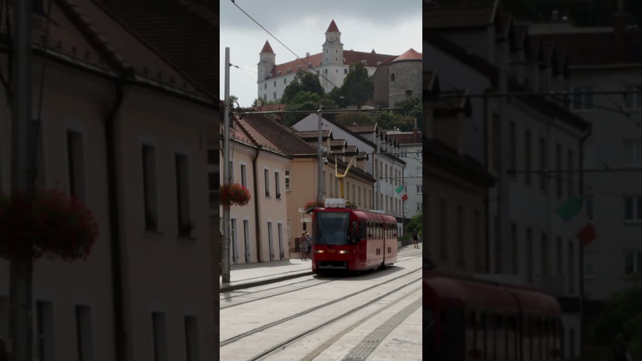 Bratislava trams🇸🇰🚃 #tram #transport #slovakia #bratislava #publictransport #shorts #tramvaj
