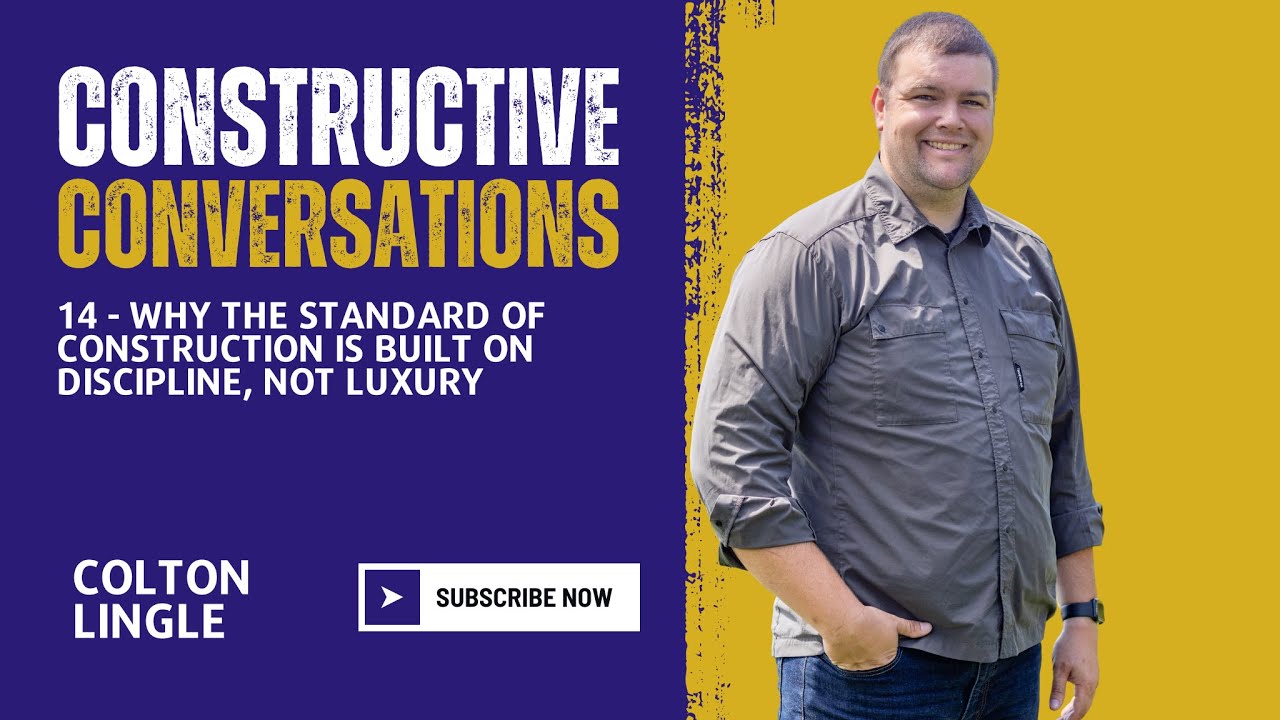 Why the Standard of Construction Is Built on Discipline, Not Luxury