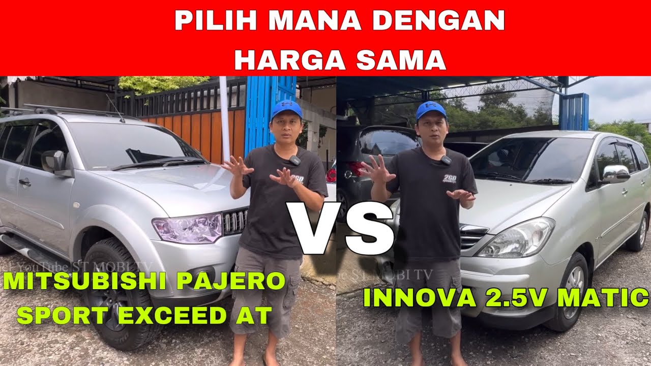PILIHAN MOBIL DIESEL MATIC BANDEL, BISA ISI BIO SOLAR..!!! PAJERO SPORT EXCEED DAN INNOVA V AT