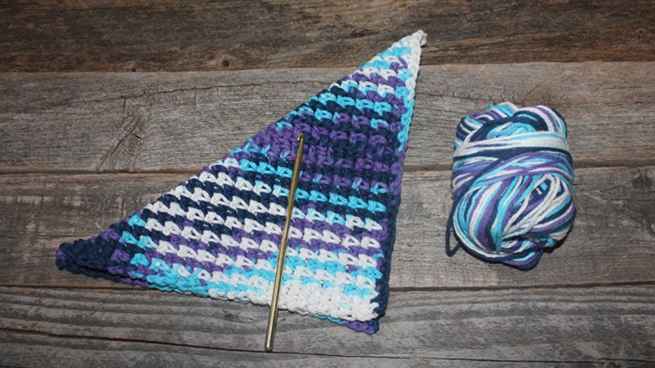 Learn How to Crochet Moss Stitch - Left Handed