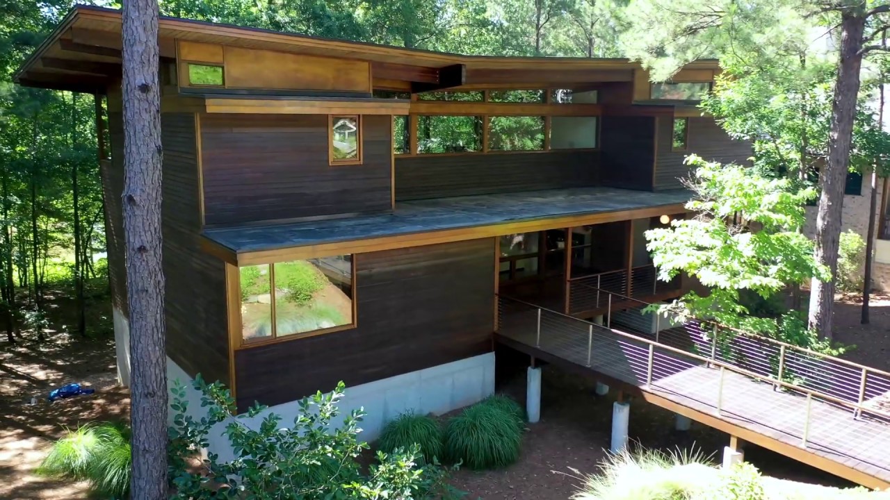Exquisite Contemporary Estate on Grange Lake in Serenbe Community