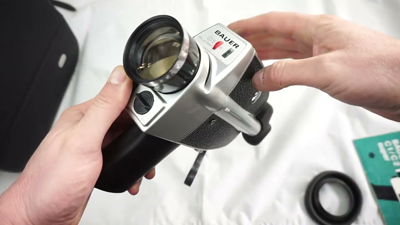 Bauer C 1 Super Super 8 camera film testing + loading film | For sale + free WW shipping